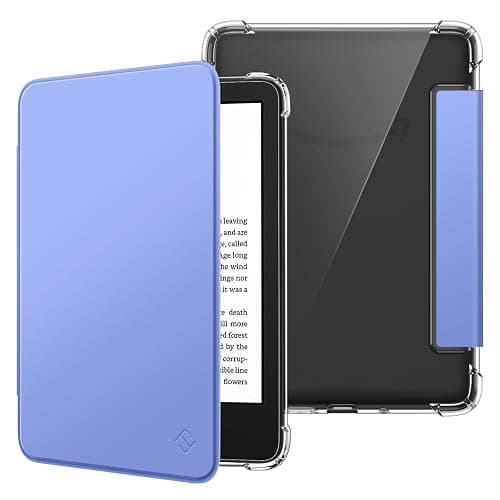 Fintie Slim Case for 6" Kindle (11th Generation-2024/2022 Release), Ultra Clear Soft Flexible Transparent TPU Back Cover Light Shell Auto Wake/Sleep for Kindle 2024/2022 11th Gen, Ultramarine - Image 1