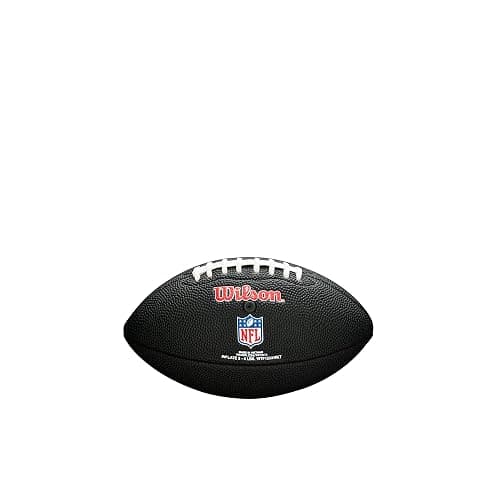 WILSON NFL Soft Touth Mini Football - Black thumbnail 2
