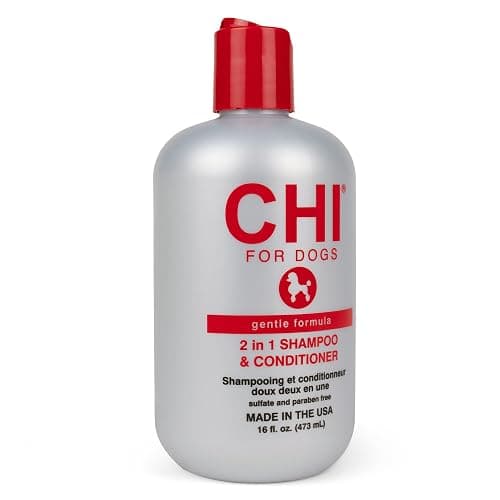 CHI for Dogs Gentle 2-in-1 Shampoo and Conditioner - Softening and Cleansing Formula for Puppies and Adult Dogs - pH Balanced Dog Wash for All Coat Types - 16 Fl Oz thumbnail 2