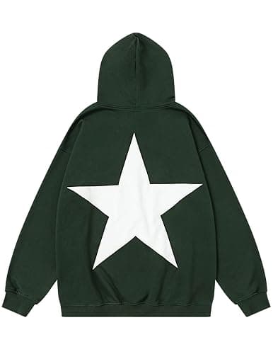 Aelfric Eden Star Hoodies Y2k Oversized Graphic Hoodies Aesthetic 90s Crewneck Sweatshirt Long Sleeve Pullover Tops - Image 1