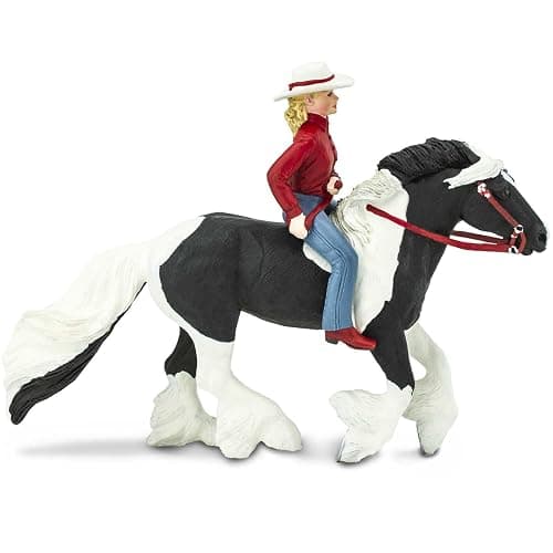 Safari Ltd. Audrey on Streaming Light Toy Set - Lifelike Horse Rider Figurine -Educational Toy for Boys, Girls, and Kids Ages 3+ thumbnail 7