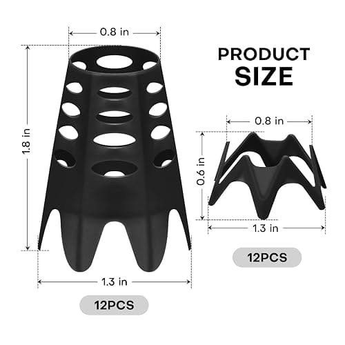 Rolitwils Golf Simulator tees, 24Pcs Plastic Golf Mat Tees for Home, Outdoor or Indoor Golf Tees for Training, Practice Golf tees for Winter Turf and Driving Range, Pack of 12 Tall & 12 Small thumbnail 5