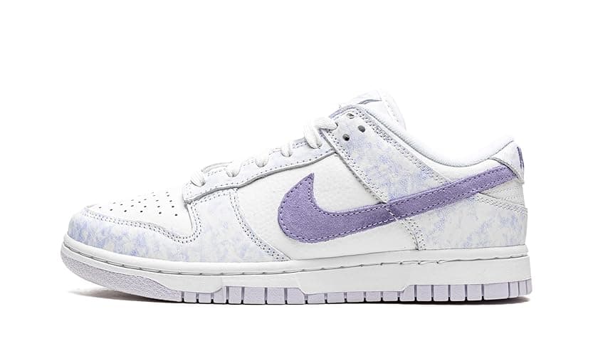 Nike Women's Dunk Low Sneaker - 8.5 - Purple Pulse/White - Image 1