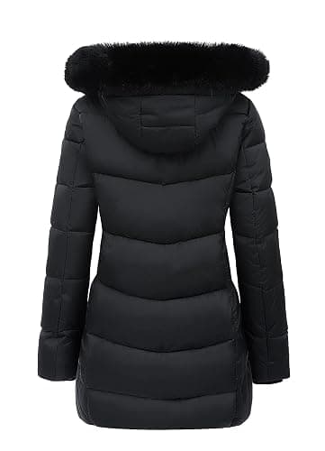 MOERDENG Women's Winter Windproof Warm Down Coats Waterproof Thicken Hooded fashions Puffer Jacket thumbnail 3