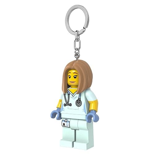 LEGO City Keychain Light - Veterinarian/Nurse (KE156H), Extra-Large 3 Inch Tall Figure thumbnail 8