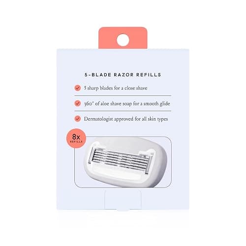 Billie Women’s Razor Refill Blades 5-Blade Cartridges - 8 count thumbnail 8