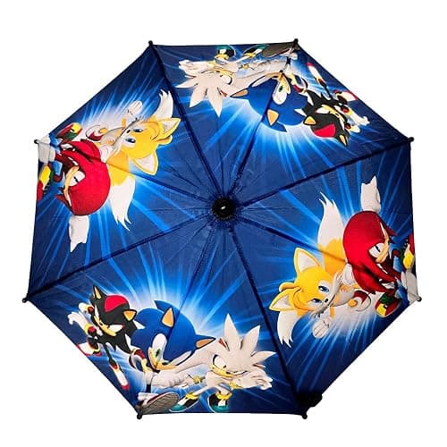 Sonic The Hedgehog Kids Umbrella, Navy - Image 1