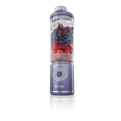 Ninja Blast Max, Portable Blender + Twist & Go, Personal Smoothie, Blend, Ice Crush, 3 Programs, Cordless, 22 oz removable Vessel, Dishwasher Safe, Leakproof, Lavender, BC251LD thumbnail 4