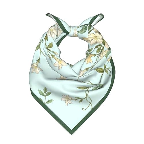 ANSGSD Head Scarf Hair Neck Scarves for Women Fashion Silk Satin Purse Bag Scarfs Handbags Bandana Neckerchief - Image 1