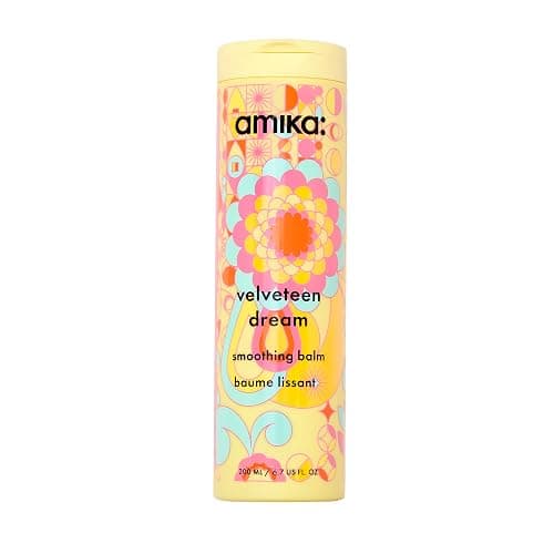 amika velveteen dream smoothing balm | tames frizzy hair, styling cream with heat protection & UV filters - Image 1