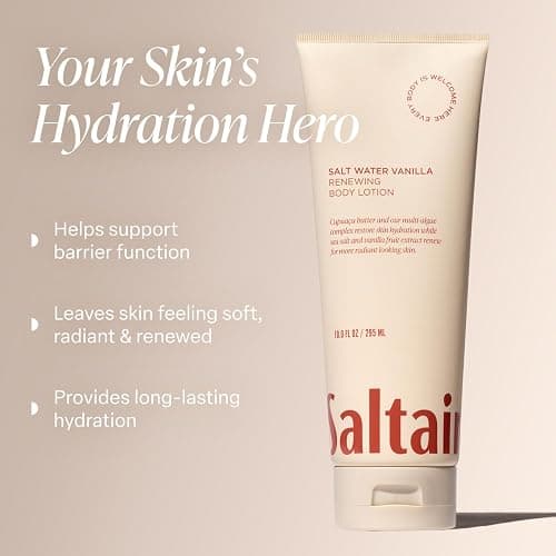 Saltair Body Lotion - 2 Pack Moisturizing Lotion For Dry Skin. Salt Water Vanilla Scented Hydrating Body Cream with Nourishing Moisturizer Formula. Skin Care for Women and Men. 2x 10oz Tubes thumbnail 2