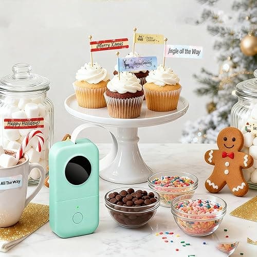 Phomemo D30 Label Maker Machine, Portable Bluetooth Mini Label Printer, Smartphone Handheld Thermal Sticker Small Labeler Multiple Templates Font Icon Inkless Custom Label for Home Kids School Items thumbnail 4