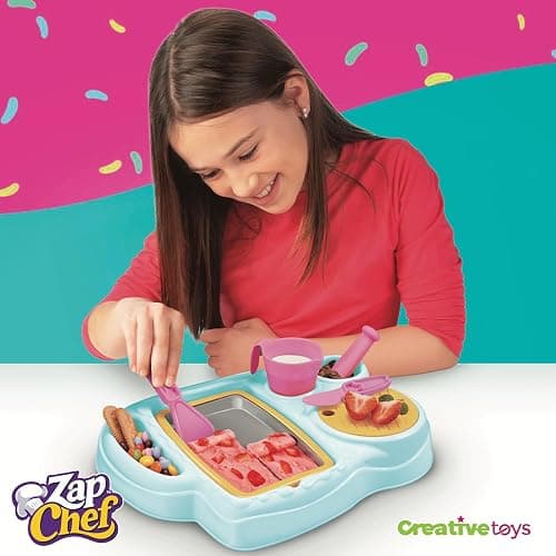 Zap Chef Instant Ice Cream Maker, Create Delicious Treats in a Matter of Minutes with Zap Chef's Rolled Lab, Perfect for Kids, Ice Cream Roll Maker Set thumbnail 2