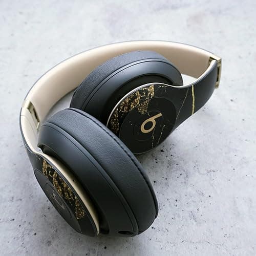 MightySkins Skin Compatible with Beats Studio 3 Wireless - Brown Linen | Protective, Durable, and Unique Vinyl Decal wrap Cover | Easy to Apply, Remove, and Change Styles | Made in The USA thumbnail 3