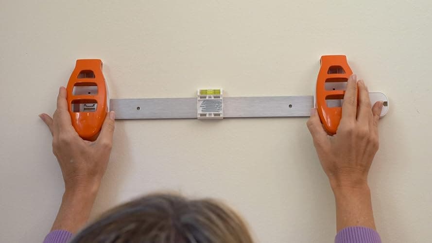 Hang Hero - All in One Picture Hanging System! Measures Frame, Levels and Inserts Nails at The Perfect Depth and Angle. Includes Hang Hero Unit and (50) #17 Brad Nails! thumbnail 6