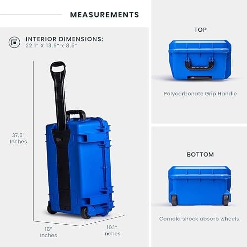 Seahorse 920 Professional Camera Protective Hard Case with Accuform Foam - TSA Approved/Mil Spec / IP67 Waterproof/USA Made for Professional Photographers Camera Enthusiasts - 920 - Foam - Black thumbnail 2