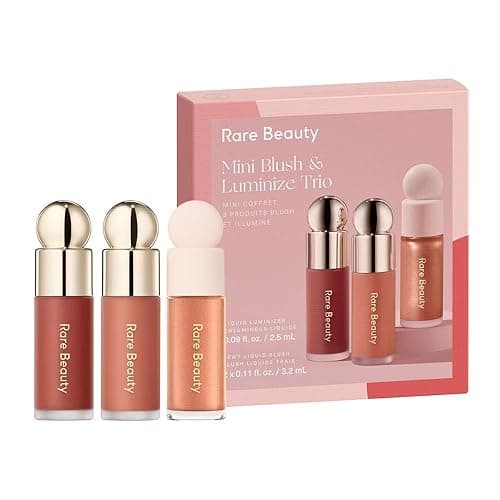 Rare Beauty Limited Edition Mini Blush & Luminize Trio - Beloved - Virtue - Enliven - New In Box - Image 1