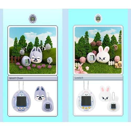 (Official) SKZOO Digital Game Keyring & CASE Set (BBOKARI) たまごっち thumbnail 4