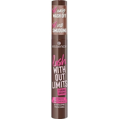 essence Lash Without Limits Extreme Brown Tubing Mascara, Waterproof | (05 | Brown) Lengthening & Volume, Waterproof Tubing Formula, Smudge-proof, Vegan, Cruelty Free, Paraben Free thumbnail 2