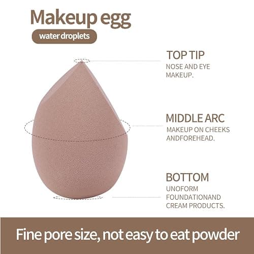 MAANGE 16PCS Makeup Brush Set Travel Makeup Brushes for Liquid Powder Contour Concealer Cream Cosmetics Blending Eyeshadow Eyeliner (Coffee) thumbnail 5