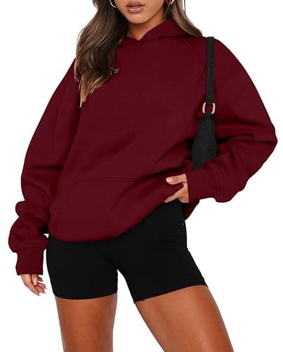 onlypuff Women Pullover Sweatshirt Long Sleeve Hoodies Kangaroo Pocket Fleece Basic Sweater - Image 1