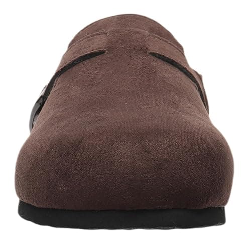Women Slip-On Clog with Cork Footbed Fuzzy Faux Fur Mule Slide Sandals Shoes thumbnail 3