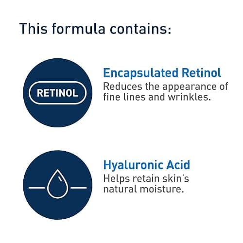CeraVe Retinol Serum for Face, Skin Renewing Retinol & Hyaluronic Acid Serum for Men & Women. Anti Aging to Improve Appearance of Fine Lines & Wrinkles. Fragrance-Free & Non-Comedogenic. 30mL thumbnail 6