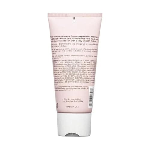 Hairitage Split End Rescue Gel Cream - Jojoba Protein Vegan Formula for Dry and Damaged Hair - Replenishes Moisture, Smoothes Split Ends for Silky Finish - 4 fl oz thumbnail 2