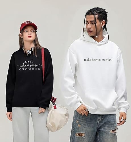 Doiurcs Make Heaven Crowded Sweatshirt & Hoodie Religious Faith Inspirational Graphic Christian Sweatshirts For Women thumbnail 7