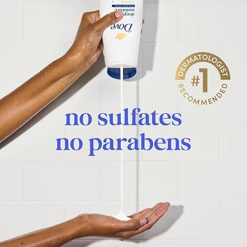 Dove Body Wash Deep Moisture, Sensitive Skin, Cucumber and Green Tea, and Shea Butter & Vanilla Collection 4 Count Skin Cleanser with 24hr Renewing MicroMoisture 20 oz - Variety - 20 Fl Oz (Pack of 4) thumbnail 4