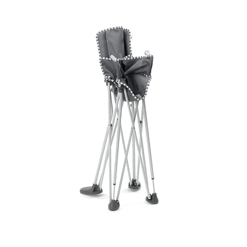 Bright Starts Pop 'N Dine Portable High Chair, Indoor/Outdoor, BPA Free Tray, Easy to Fold, Unisex, Grey, 6 Months + thumbnail 16