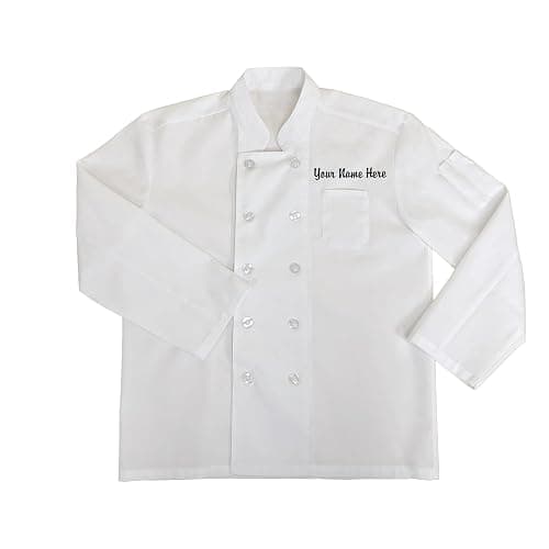 ChefsCloset Custom Kids Size Peanut Youth Embroidered Chef Coat - Image 1
