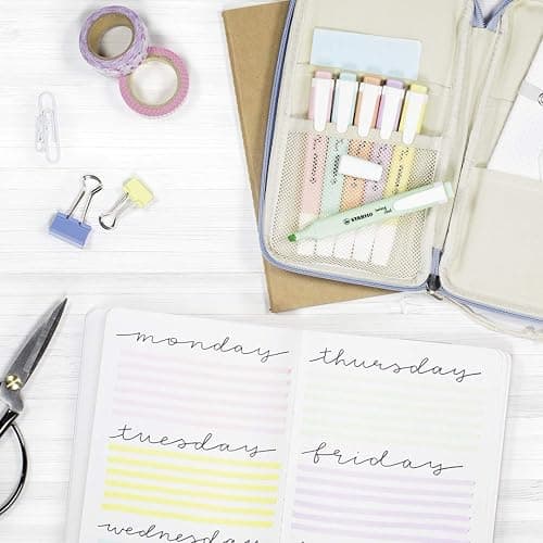 STABILO swing cool Pastel - Highlighter - Pack of 6 - Assorted Colours thumbnail 5