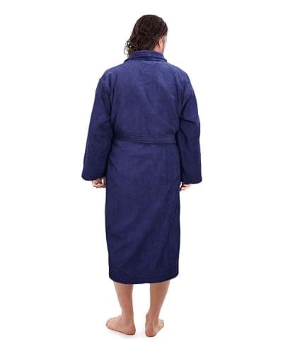 Marquess All-Cotton Bathrobe Thick Plush Cloth Housecoat Terry Toweling, Sweat Steaming Clothes Comfortable & Warm thumbnail 4
