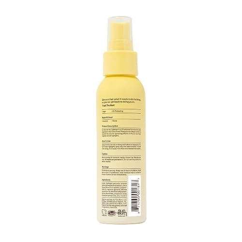 Sun Bum Hair Lightener Spray - For Blonde to Medium Brown Hair Types - UV Protecting - Enriched with Pineapple and Meyer Lemon - Vegan - 4 oz thumbnail 8