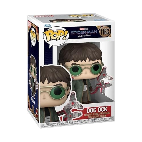 POP Marvel: Spider-Man: No Way Home - Doc Ock Funko Vinyl Figure (Bundled with Compatible Box Protector Case), Multicolor, 3.75 inches - Image 1