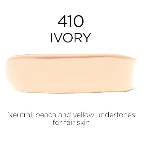 L'Oreal Paris Makeup Infallible Up to 32 Hour Fresh Wear Lightweight Foundation, 410 Ivory, 1 Fl Oz, Packaging May Vary thumbnail 7