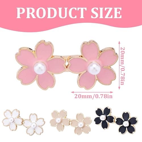EIHI 8 Paires Boutons Jeans Clipsable, Pince pour Pantalon Trop Large, Serre Taille Pantalon, Bouton Jean Ajustable, Serre-Taille Ajustable, Pas De Couture Pour Jeans Larges, Pas De Couture Nécessaire thumbnail 2
