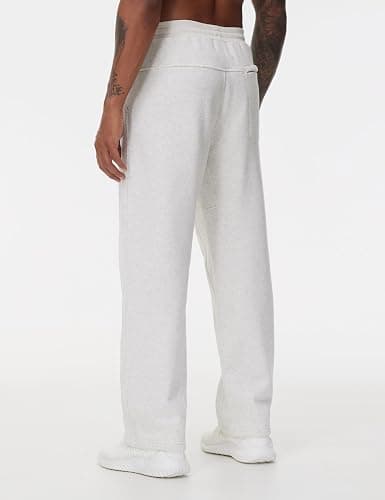 THE GYM PEOPLE Men's Baggy Fleece Workout Sweatpants with Pockets Drawstring Lounge Athletic Running Pants thumbnail 2
