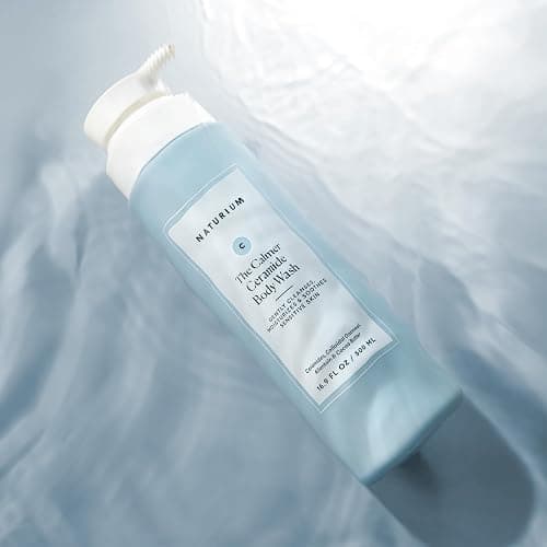 Naturium The Calmer Ceramide Body Wash, Frangrance-Free, Cleansing & Moisturizing for Dry, Sensitive Skin, Dermatologist-Tested, Paraben & Cruelty-Free, 16.9 oz thumbnail 3