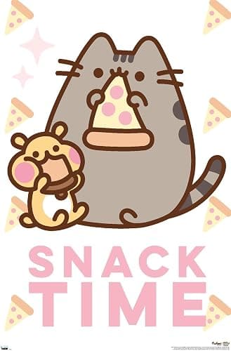 Trends International Pusheen - Snack Time Wall Poster, 19L x 13W, Premium Unframed Version - Image 1