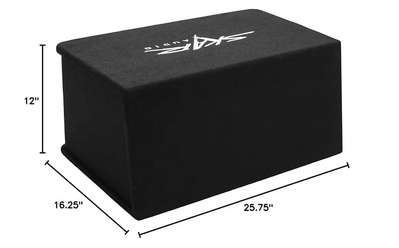 Skar Audio Dual 8" 1400W Loaded SDR Series Vented Subwoofer Enclosure | SDR-2X8D4 thumbnail 7
