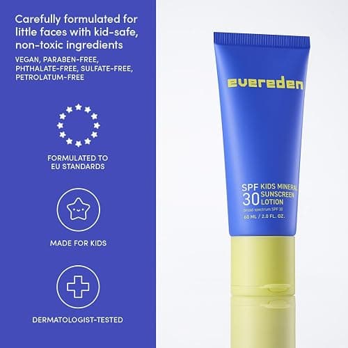 Evereden Kids Daily 1-2-3 Routine Bundle: Clean & Vegan Skin Care Set - Hydrating & Nourishing Tween Skincare Set with Multi-Vitamin Face Wash, Face Cream, Lotion, & SPF 30 Mineral Sunscreen (Melon) thumbnail 4