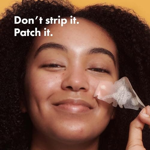 Mighty Patch Nose Pimple Patches from Hero Cosmetics, Large Hydrocolloid Pore Strips, Dermatologist Approved, Overnight, Pimple Stickers to Absorb Acne Nose Gunk, 10 Count thumbnail 2