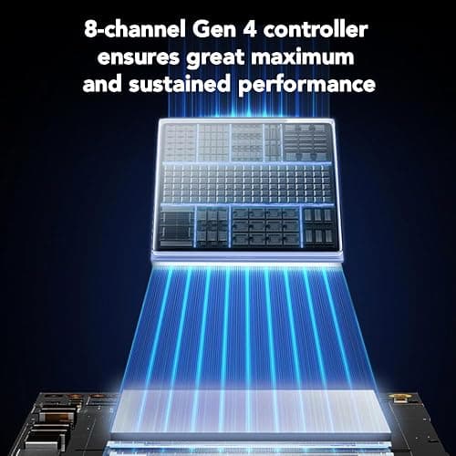 Lexar 1TB NQ780 SSD PCIe Gen4 NVMe M.2 2280 Internal Solid State Drive, Up to 6500/2500 MB/s Read/Write, Compatible with PS5, for Gamers and Creators (LNQ780X001T-RNNNU) thumbnail 3