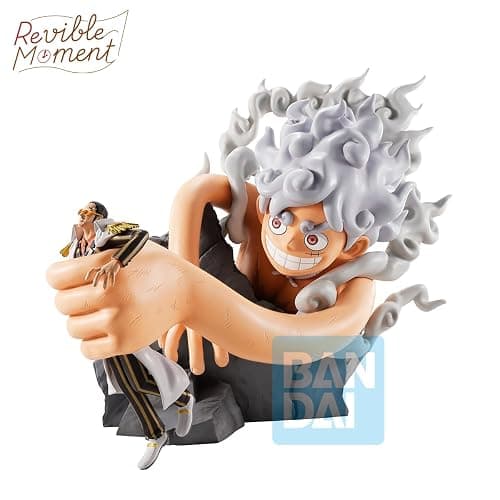 Ichibansho Figure - One Piece - Monkey D. Luffy Gear 5 vs Borsalino (Burst of Energy) Revible Moment Collectible Statue thumbnail 2
