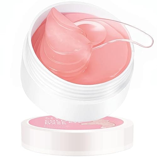 FANMIN Under Eye Mask, Rose Under Eye Gel Pads With Collagen, Skincare Eye Patch Masks for Women and Men - Image 1
