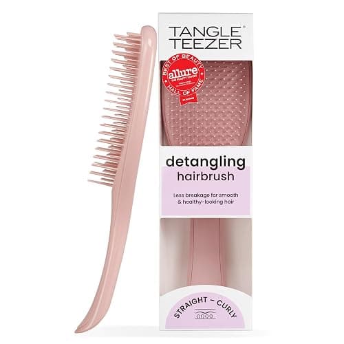 Tangle Teezer Ultimate Detangler Brush for Wet & Dry Hair, Eliminates Knots & Reduces Breakage for Straight to Wavy Hair Types, Summer Rose - Image 1