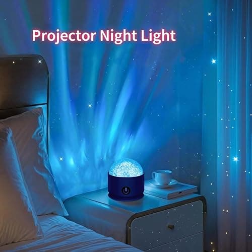 Galaxy Projector Night Light, USB Rechargeable Star Projector Light with Remote Control, 16 Colors Night Lights Milky Way Sensory Light for Kid, LED Nebula Lamp for Kids Adults, Room Party Decor Gift thumbnail 4
