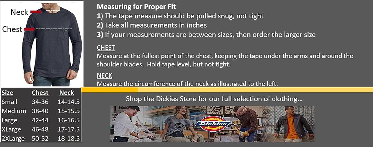 Dickies Mens Temp-iq Performance Cooling Long Sleeve T-Shirt - P thumbnail 4